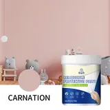 Carnation pink peelable coating colour in a bedroom