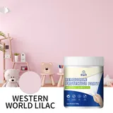 Lilac pink peelable coating colour in a room