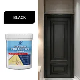 Black door colour example for renovation coating