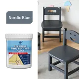 Dark blue chair colour example for renovation coating