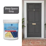 Dark grey door colour example for renovation coating