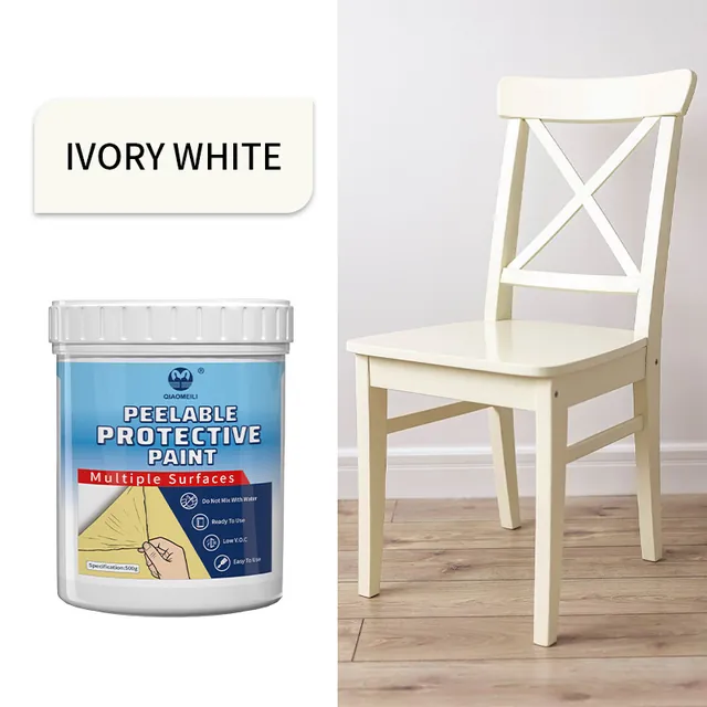 Ivory white chair colour example for renovation coating