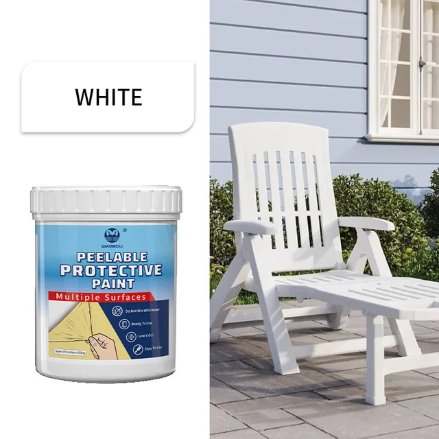 White furniture colour example for renovation coating