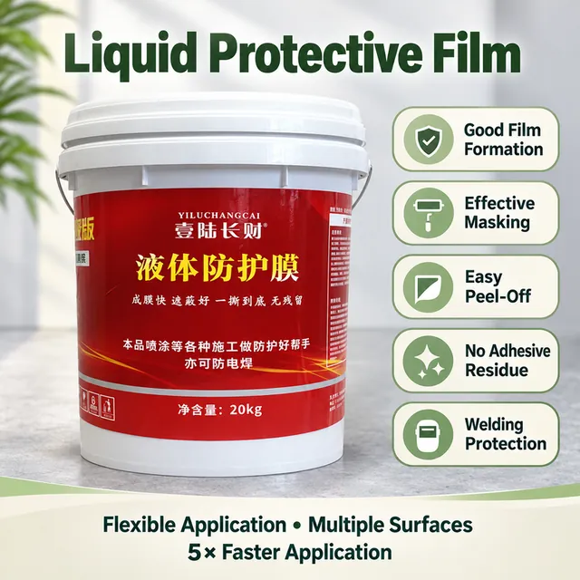 20 kg protective film pail with feature illustrations