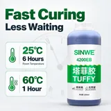 Tuffy blue coating curing temperature and time illustration