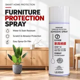 450 ml furniture protective spray can on a tabletop