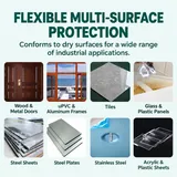 Metal, glass, plastic, tile and door material examples