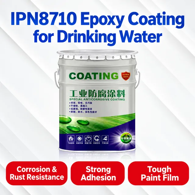 IPN8710 coating pail with application title