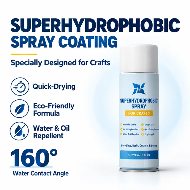 Craft spray can with application and surface effect labels