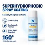 Craft spray can with application and surface effect labels