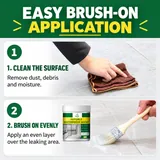 Surface cleaning and brush application steps