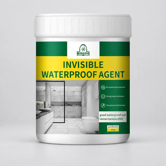 White container of transparent waterproof sealant