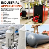 Boiler, chimney and external equipment coating applications