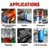 Industrial hot-metal applications for silicone heat-resistant paint