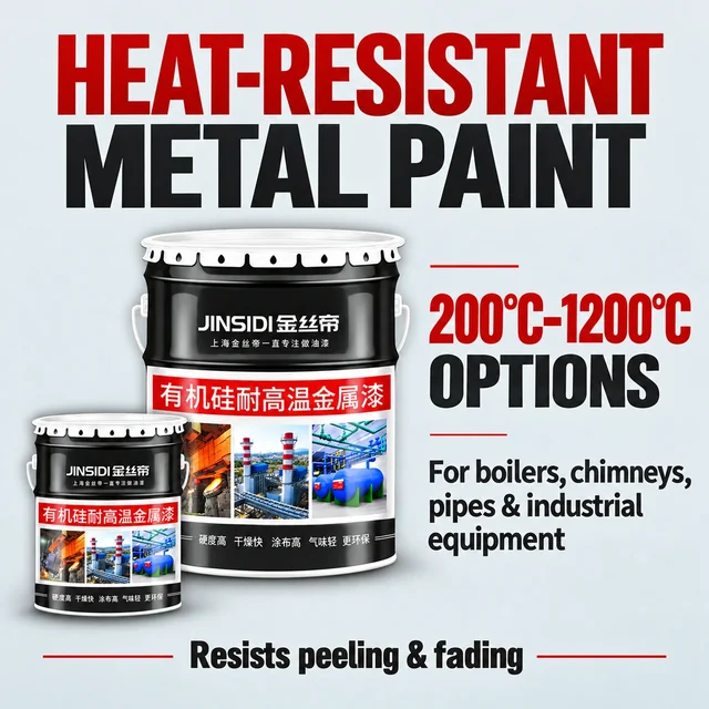 Silicone heat-resistant metal paint product information