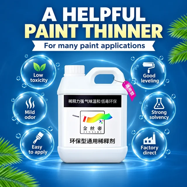 Universal paint thinner with viscosity-adjustment features