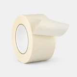 Extra-wide off-white masking tape roll