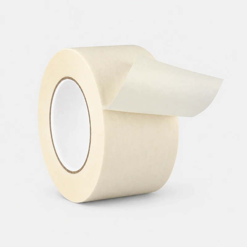 Extra-wide off-white masking tape roll