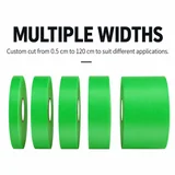 Custom-width options for low-tack masking tape