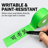 Handwriting on the paper surface of low-tack masking tape